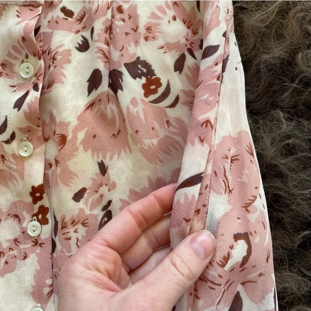 RARE Chan Luu button front midi dress - Picture 10 of 14